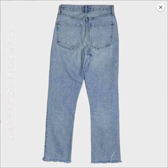 AGOLDE - Riley High Rise Straight Jeans - Zephyr - Picture 5 of 5